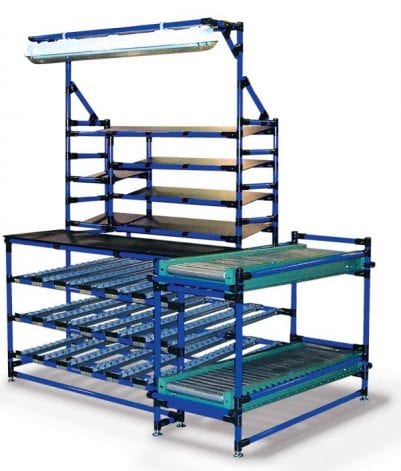 workstations with conveyor