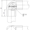 Alum Connector Round Radius Outer - Image 3