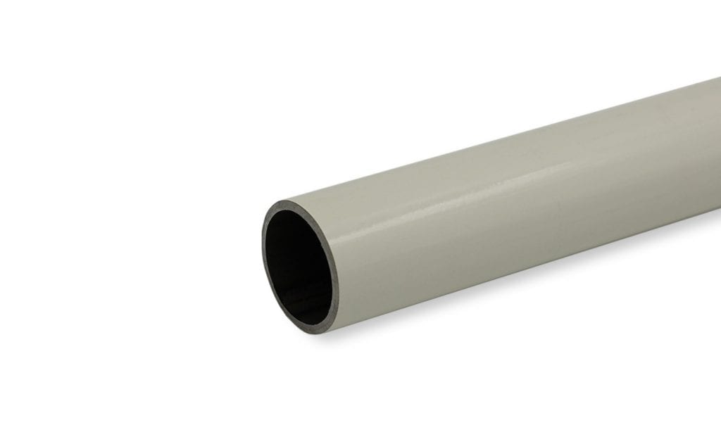 Pipe, Powder-Coated 14 Gage, 28.6mm Dia 10' White - C Tek Lean ...