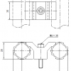 Alum Pate Caster Strap - Image 2