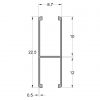 28 mm Alum Pipe Channel - Image 2