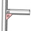 Alum Small 45 degree Corner Brace - Image 2