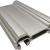 28mm Alum Pipe Slotted Open Side Double side L Slot 4M