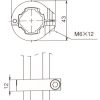 Alum Connector Hinge Slide Stopper - Image 3