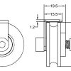 Pipe Sliding Pully Mounted to Channel - Image 3