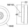 Pipe Sliding Pully Individual For Slotted Pipe - Image 3