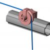 Cable Pulley for Mounting Block Horizontal - Image 2